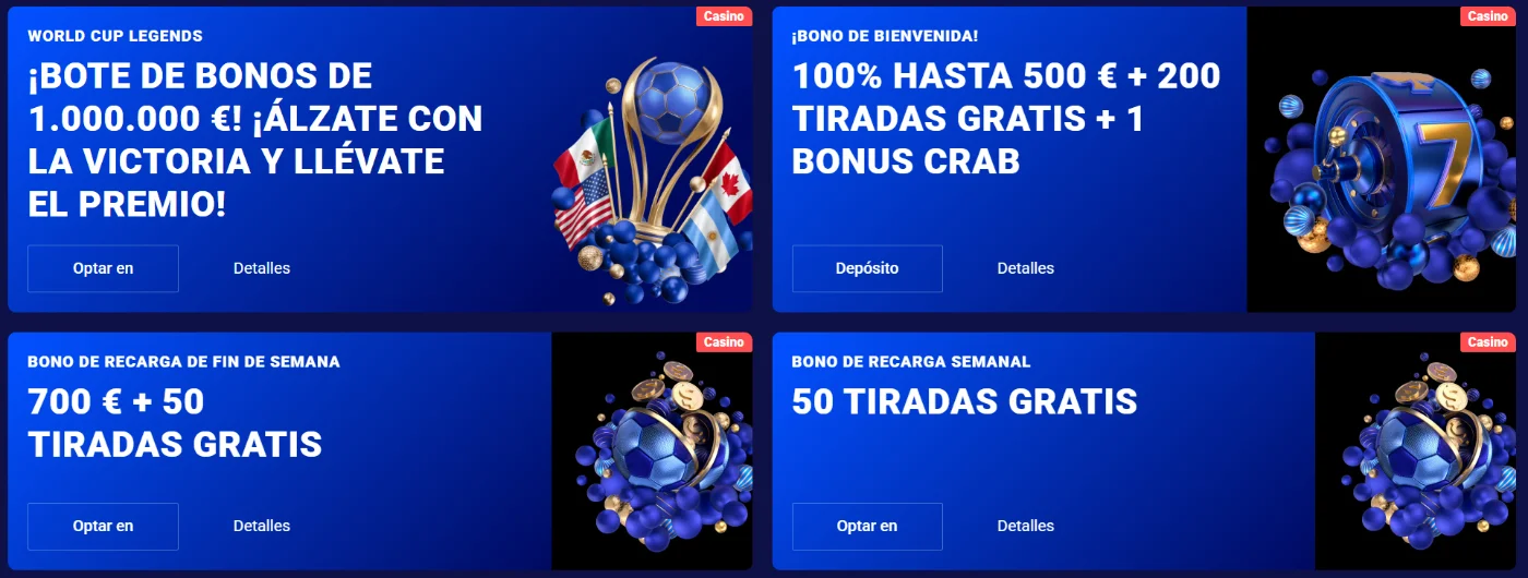 Frumzi Casino promociones con bono de bienvenida, recargas y tiradas gratis